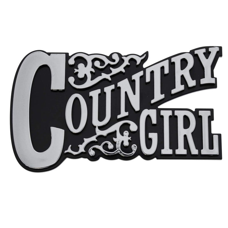 Pilot Automotive IP-3177 Easy Stick-On Country Girl Emblem, 1 Pack - Image 1